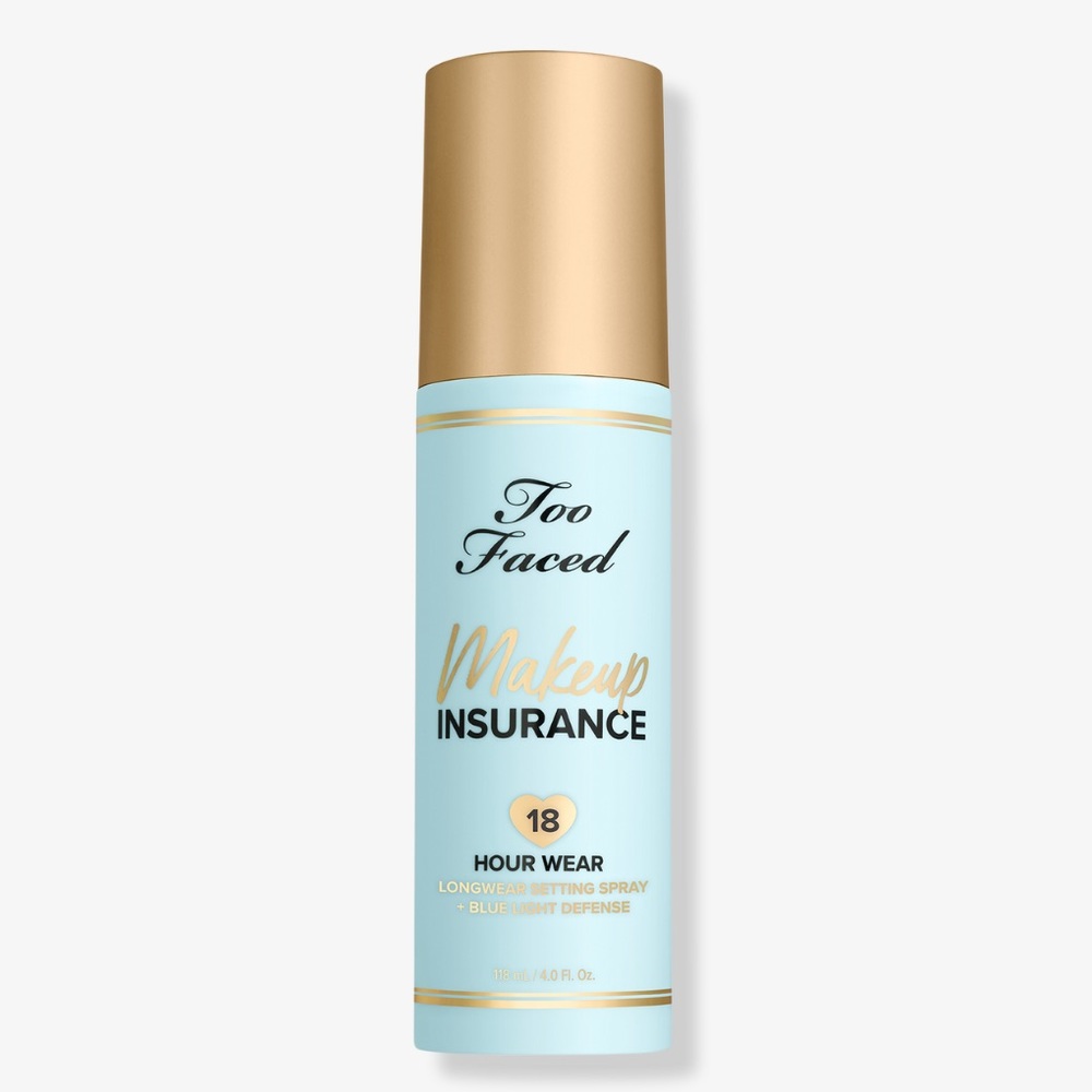 BNIB/Unopened Too faced makeup insurance setting spray + blue light defense
